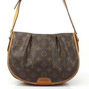 Auth Louis Vuitton Menilmontant Pm Bag #1155L18